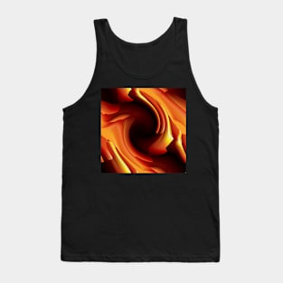 Orange flames Tank Top